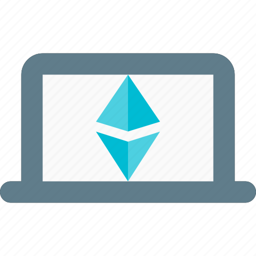 Laptop, ethereum, money, crypto, currency icon - Download on Iconfinder