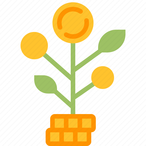 Roi, return, on, investment, invest, growing, money icon - Download on Iconfinder