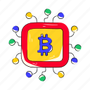 digital money, bitcoin network, bitcoin connection, cryptocurrency, crypto connection