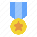 medal, reward, center, award, badge
