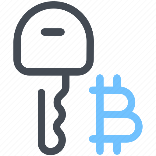 Bitcoin, key, digital, cryptocurrency, money, secure, crypto icon - Download on Iconfinder