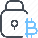 bitcoin, lock, security, protection, secure, encryption