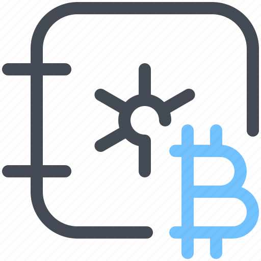 Bitcoin, locker, safe, wallet, cryptocurrency, money icon - Download on Iconfinder