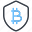 bitcoin, shield, security, crypto, cryptocurrency, secure, protection 