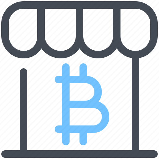 Bitcoin, shop, store, cryptocurrency, market, exchange icon - Download on Iconfinder