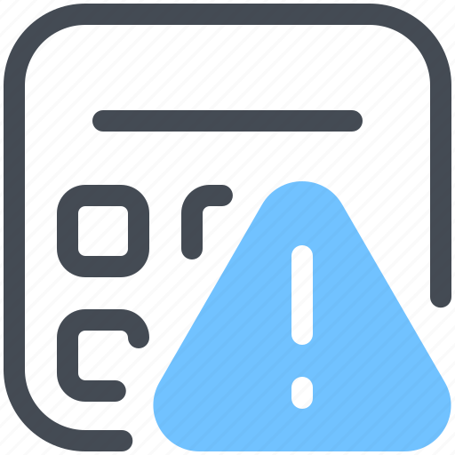 Calculator, alert, accounting, calculation, finance, math, business icon - Download on Iconfinder