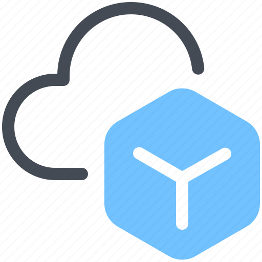 Cloud, data, block, storage, hosting, technology icon - Download on Iconfinder