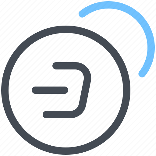 Dash, cryptocurrency, crypto, coin, currency, bitcoin icon - Download on Iconfinder