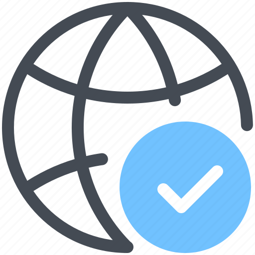 Global, check, internet, online, browser icon - Download on Iconfinder