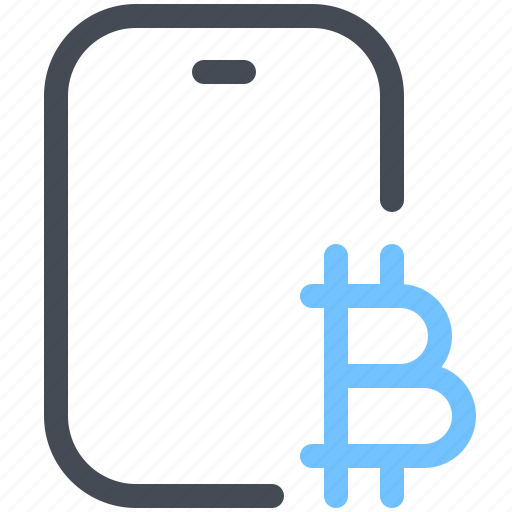 Mobile, bitcoin, online, btc, digital, currency, money icon - Download on Iconfinder