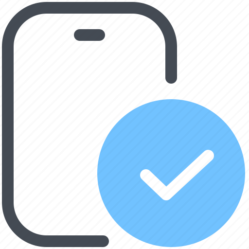 Mobile, check, smartphone, phone icon - Download on Iconfinder