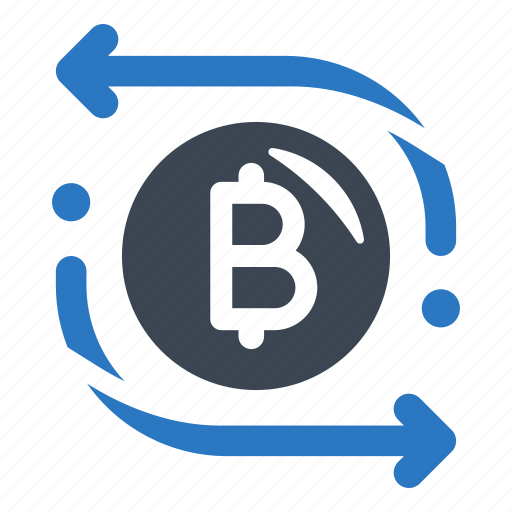 Bitcoin, cryptocurrency, transfer, transaction icon - Download on Iconfinder