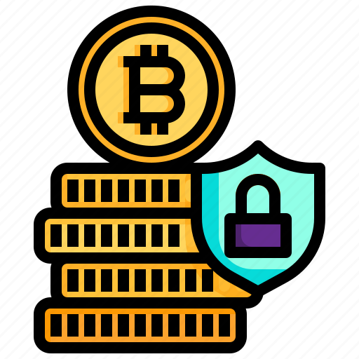 Bitcoin, security, cryptocurrency, money, mining icon - Download on Iconfinder