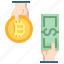 exchange, bitcoin, cryptocurrency, money, mining 