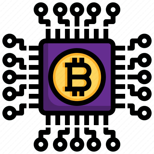 Bitcoin, network, cryptocurrency, money, mining icon - Download on Iconfinder