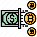 money, exchange, bitcoin, cryptocurrency, mining