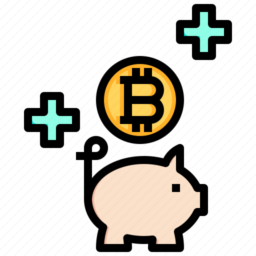 Piggy, bank, bitcoin, cryptocurrency, money, mining icon - Download on Iconfinder