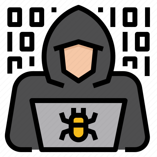 Hacker, laptop, threat, anonymous, cyber, crime, hack icon - Download on Iconfinder