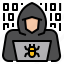 hacker, laptop, threat, anonymous, cyber, crime, hack 