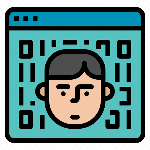 Identity, verification, scan, biometric, id, protection, face icon - Download on Iconfinder