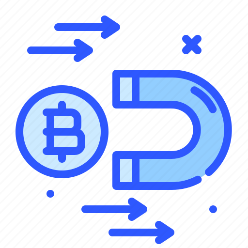 Magnet, finance, invest, crypto, bitcoin icon - Download on Iconfinder