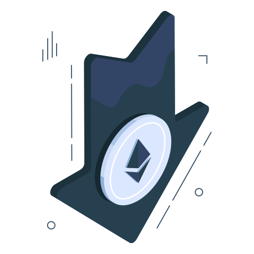 Ethereum downfall, cryptocurrency, crypto, eth, digital currency icon - Download on Iconfinder