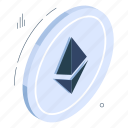 ethereum coin, cryptocurrency, crypto, eth, digital currency