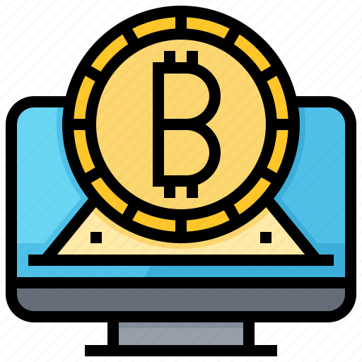 Bitcoin, cashless, computer, cryptocurrency, currency, gold icon - Download on Iconfinder