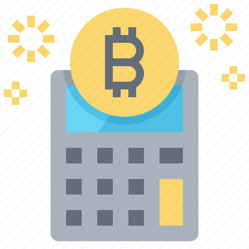 Bitcoin, calculator, cashless, cryptocurrency, currency icon - Download on Iconfinder