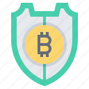 bitcoin, cashless, cryptocurrency, encryption, protection, shield