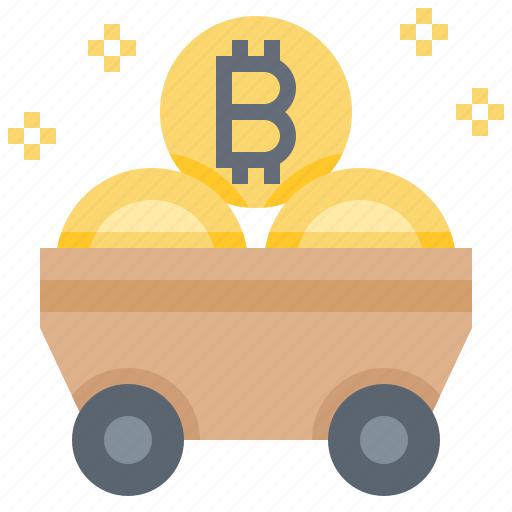Bitcoin, cart, cashless, cryptocurrency, currency, digital, mine icon - Download on Iconfinder