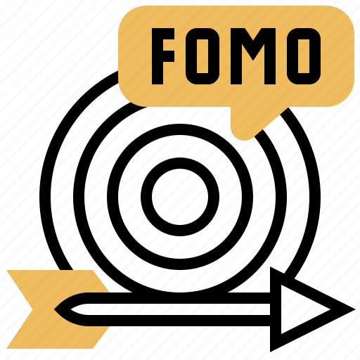 Anxiety, fear, fomo, missing, target icon - Download on Iconfinder