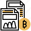 account, bitcoin, blockchain, document, ledger 