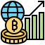 bitcoin, capitalization, cryptocurrency, global, market 