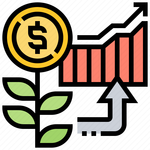 Benefit, chart, growth, investment, return icon - Download on Iconfinder