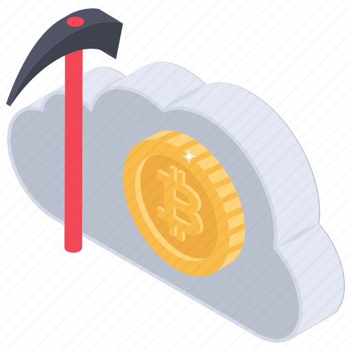 Bitcoin cloud mining, bitcoin earning, bitcoin mining, blockchain, cryptocurrency mining, exploring bitcoin icon - Download on Iconfinder