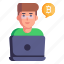 online trader, online dealer, freelancer, crypto dealer, bitcoin 