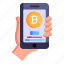 financial app, cryptocurrency app, bitcoin app, online crypto, digital money 