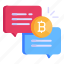 financial chat, business chat, crypto chat, bitcoin, messages] 