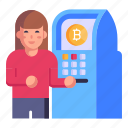 atm, teller machine, cash withdrawal, crypto atm, bitcoin