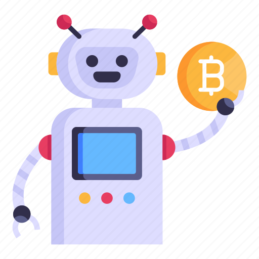 Robot, bitcoin bot, bitcoin robot, crypto bot, digital money icon - Download on Iconfinder