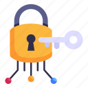 digital lock, padlock, encryption, key lock, security