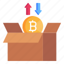 bitcoin box, bitcoin value, crypto value, cryptocurrency change, money