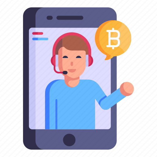 Bitcoin support, crypto support, financial support, bitcoin help, helpline icon - Download on Iconfinder