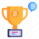 bitcoin award, crypto prize, blockchain award, trophy, bitcoin trophy
