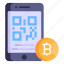 barcode, crypto code, qr code, digital money, bitcoin code 