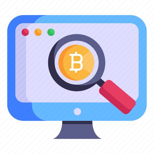 Cryptocurrency analysis, crypto, bitcoin analysis, find money, blockchain analysis icon - Download on Iconfinder
