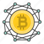bitcoin, blockchain, coin, cryptocurrency, digital currency, network 