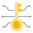 blockchain, bitcoin, cryptocurrency, digital currency, key
