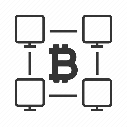 Bitcoin, blockchain, computer, cryptocurrency, mining icon - Download on Iconfinder